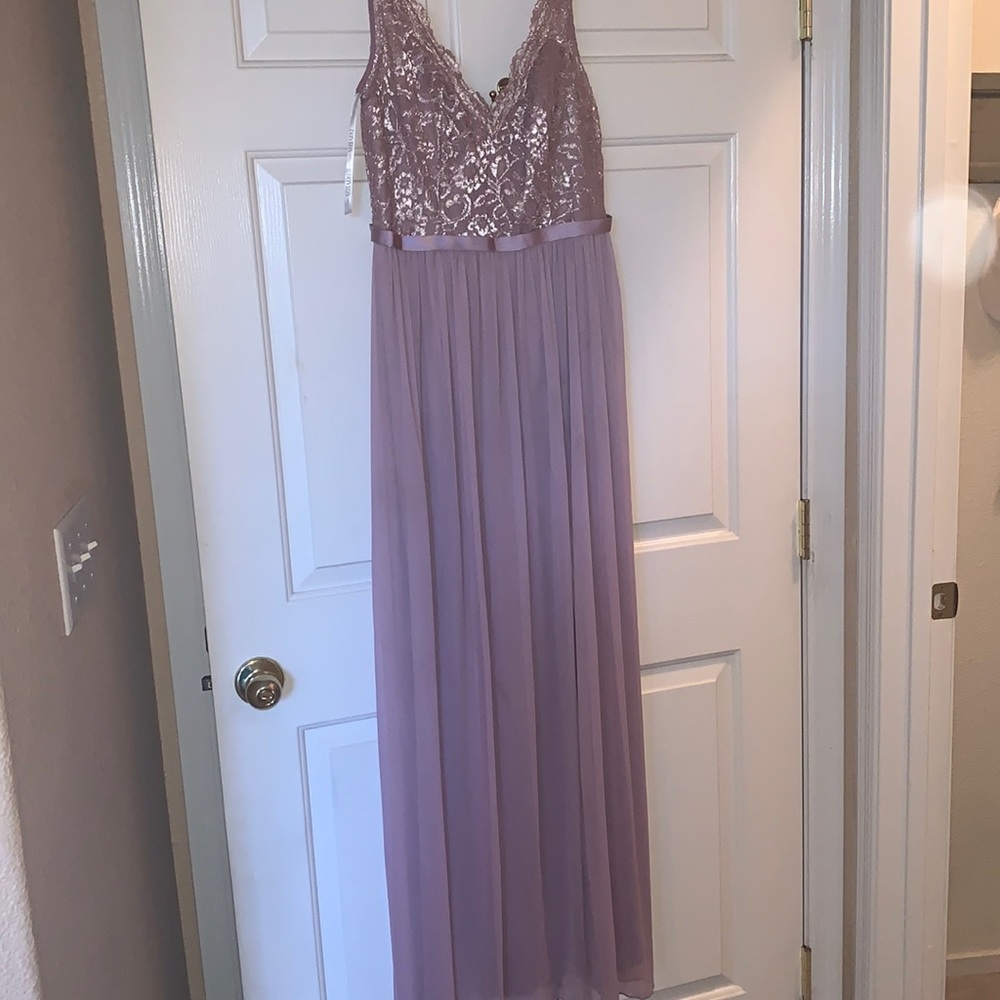 David’s Bridal Rosegold Dress